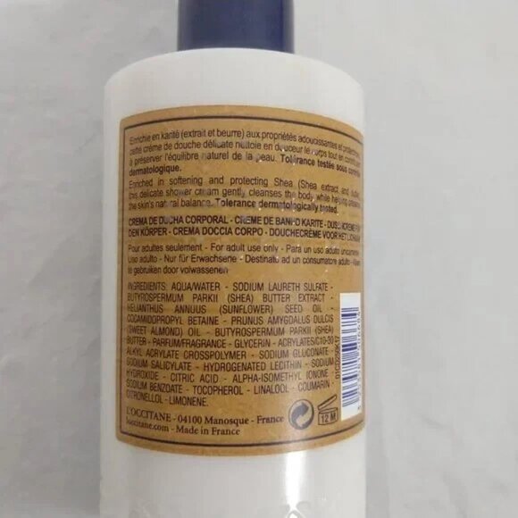 L'occitane 5% Shea Body Shower Cream 250ML NEW - Picture 3 of 5
